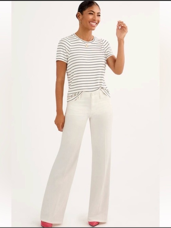 CAbi Denim - CABI Wide-Leg Cream Pants